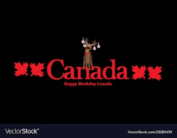 Canada day banner vector image