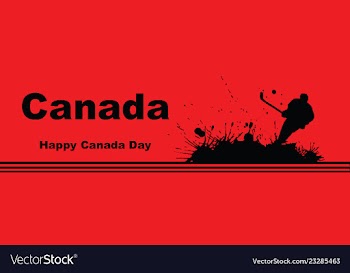 Canada day banner vector image