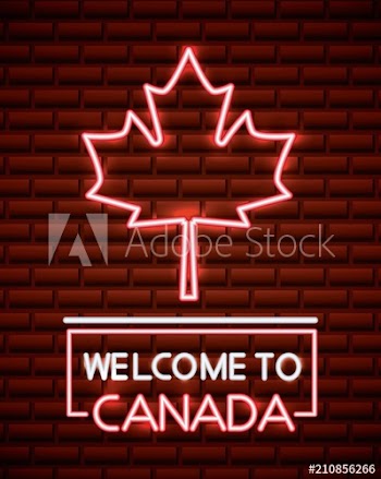 canada day neon