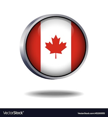 canada flag button