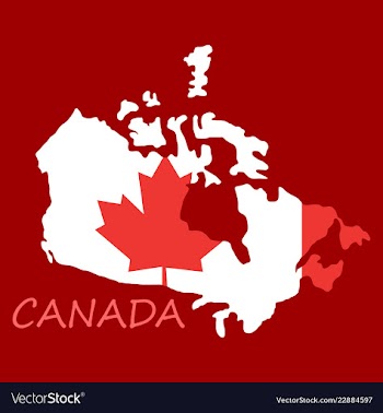 Canada flag vector image