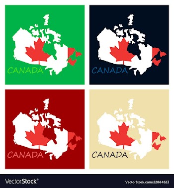 Canada flag vector image