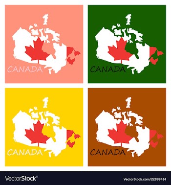 Canada flag vector image