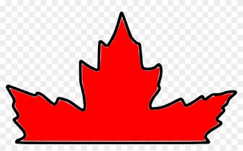 Canada Maple Leaf Edge Stencil - Maple Leaf