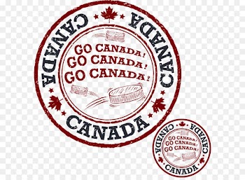 Canada Paper Ice hockey Postage stamp - Vector logo 