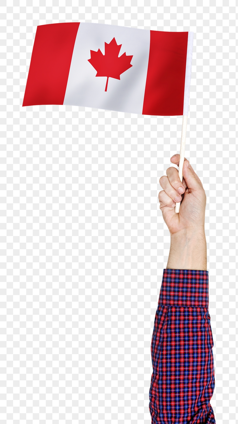 Canada's flag png in hand | Free PNG - rawpixel