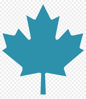 Canadian Cities - Red Canadian Maple Leaf