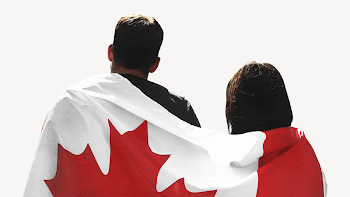 Canadian flag collage element psd | Free PSD - rawpixel
