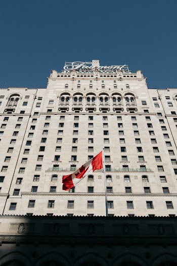 Canadian Flag Near Building