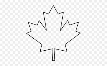 Canadian, Food, Maple, Syrup Icon - Maple Leaf Vector Outline
