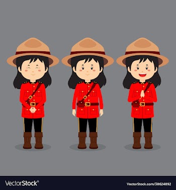 canadians character with various expression