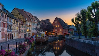 Canal Beside Houses