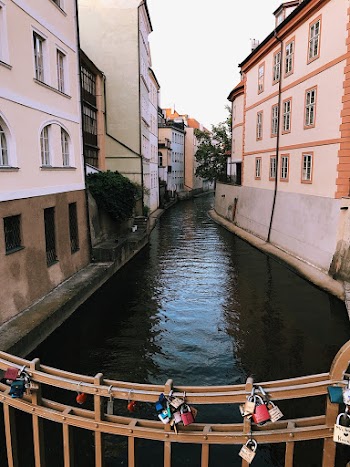 Canal Between Buildings