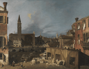 Canaletto - The Stonemason's Yard | Free Photo - rawpixel