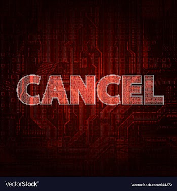 Cancel vector image