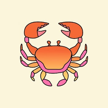 Cancer horoscope sign, bright color | Free PSD Illustration - rawpixel
