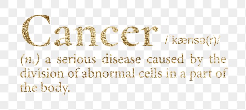 Cancer png dictionary word sticker, | Free PNG - rawpixel
