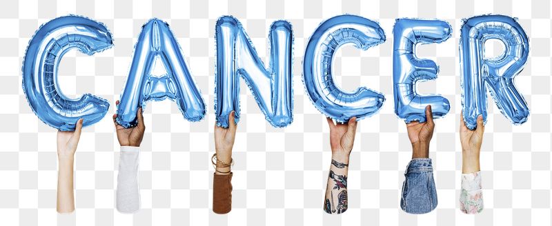 Cancer png, letter foil balloon, | Free PNG - rawpixel