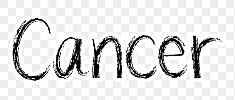 Cancer png word sticker typography, | Free PNG - rawpixel