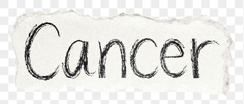 Cancer png word sticker typography, | Free PNG - rawpixel