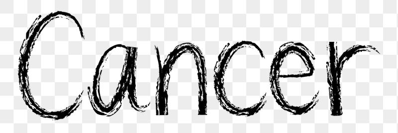 Cancer png word sticker typography, | Free PNG - rawpixel