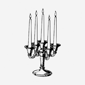 Candelabra drawing, vintage decoration illustration. | Free Photo - rawpixel