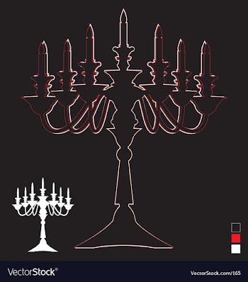 Candelabra vector image