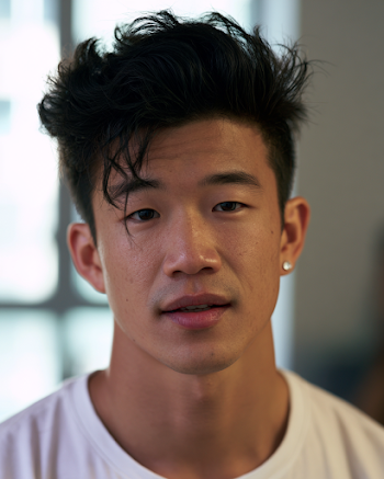 Candid Portrait of a Handsome Cantonese Man