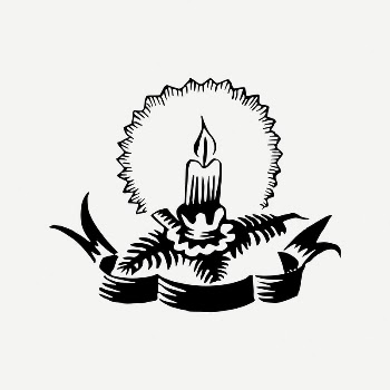 Candle badge clipart, candlelight vigil | Free PSD Illustration - rawpixel
