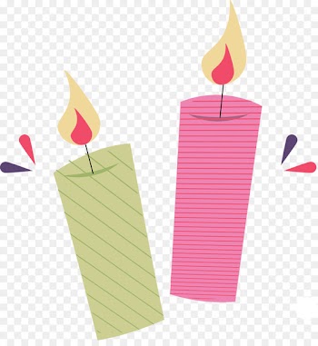 Candle, Birthday, Party, Pink PNG