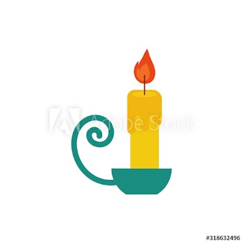 candle fire flame icon