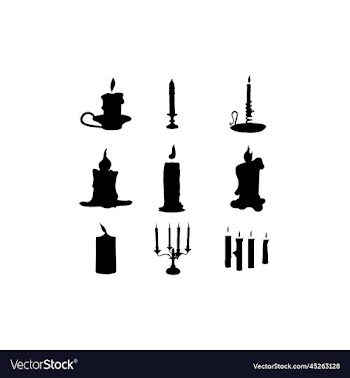 candle fire glow set design