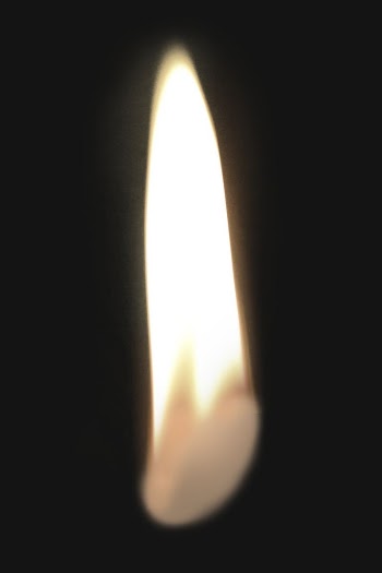 Candle flame collage element, isolated | Free PSD - rawpixel