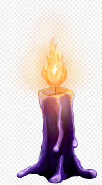 Candle Halloween Christmas decoration Clip art - Burning candles 