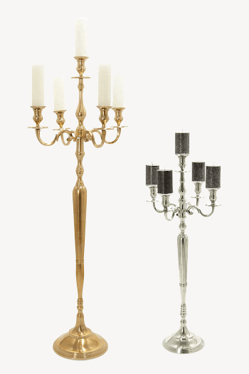Candle holder collage element, home | Free PSD - rawpixel
