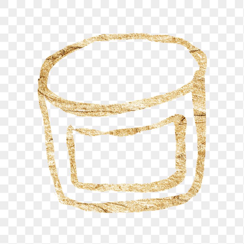 Candle jar png sticker, gold | Free PNG Illustration - rawpixel