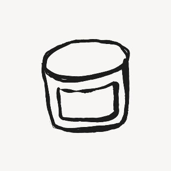 Candle jar sticker, object doodle | Free PSD Illustration - rawpixel