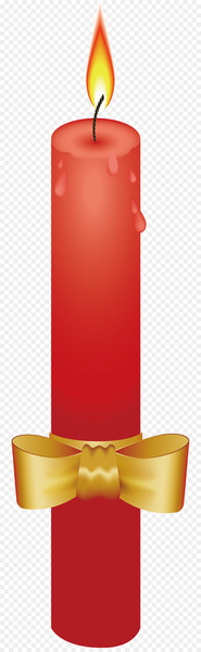 Candle Light Red - Candle Vector 