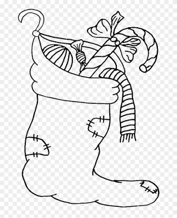 Candle Merry Christmas Cute Coloring Page - Christmas Colouring Pages For Kids