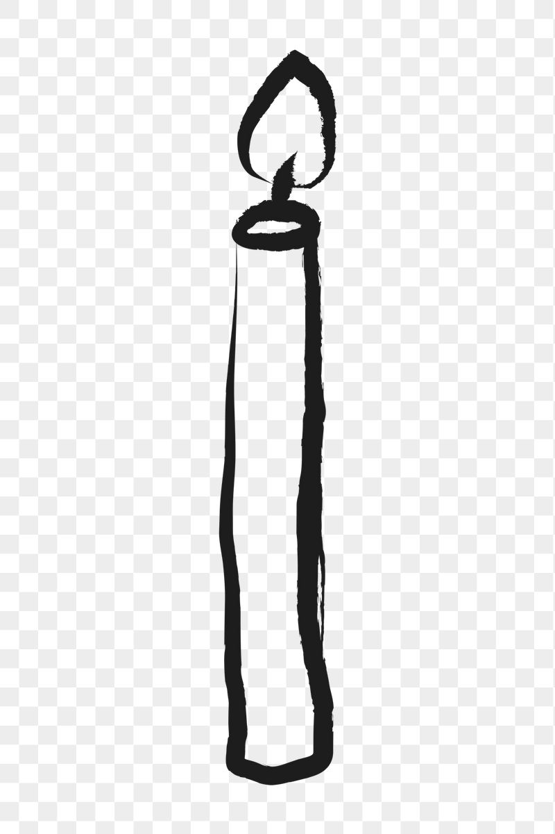 Candle png sticker, object doodle, | Free PNG Illustration - rawpixel