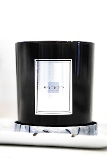 Candle vase | Free stock psd mockup - 1211357