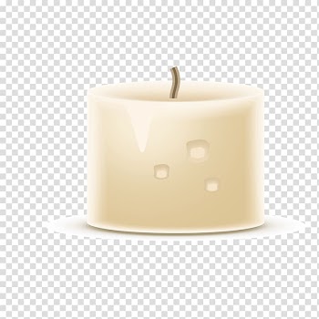 Candle Wax Beige, White candles transparent background PNG clipart