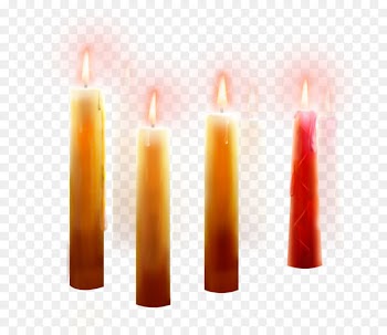 Candle Wax Cylinder - Burning candles 