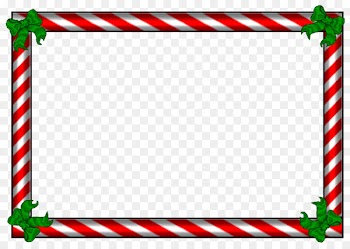Candy cane Borders and Frames Christmas Picture Frames Clip art - border 