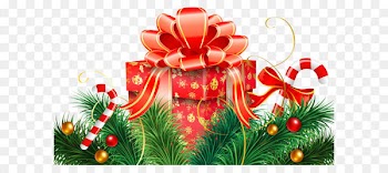 Candy cane Christmas decoration Christmas ornament Christmas card - Christmas Decoration with Candy Canes and Red Gift PNG Clipart Image 