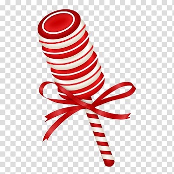 Candy cane Christmas Paper Santa Claus, Red Christmas candy transparent background PNG clipart