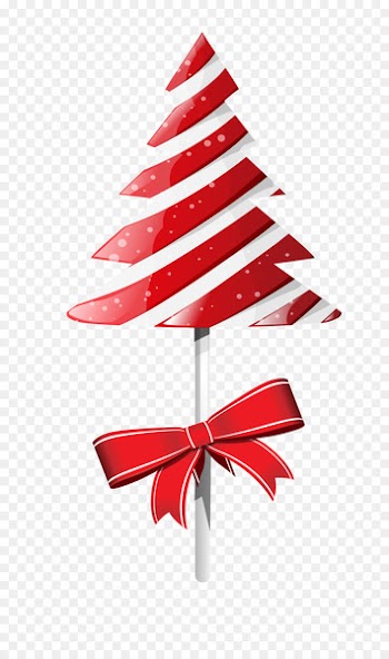 Candy cane Christmas tree - Christmas candy 