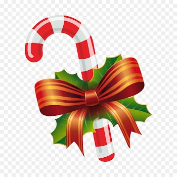 Candy cane Christmas Walking stick Illustration - Vector Christmas decorative elements 