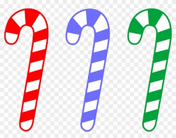 Candy Cane Clipart - Green Candy Cane Clipart