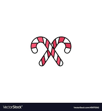candy cane creative icon multicolor line from